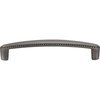 Elements By Hardware Resources 128 mm Center-to-Center Brushed Pewter Rope Detailed Lindos Cabinet Pull Z115-128BNBDL